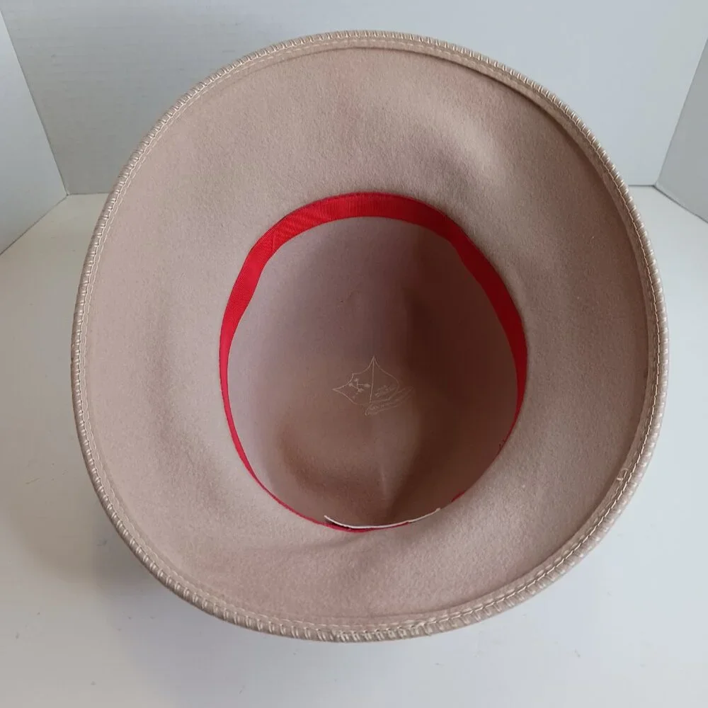 Vintage Women Elegant French Style Wool Bucket Hat - Picture 6 of 14